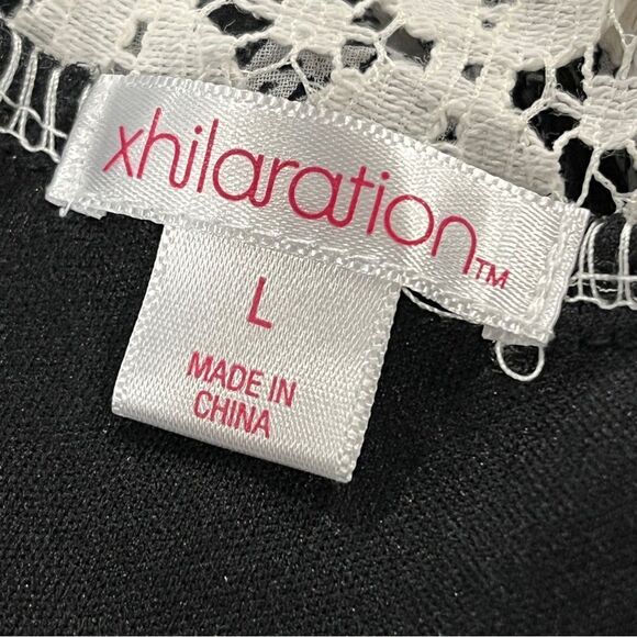 Xhilaration sleeveless a-line mini dress with lace details size‎ large - Picture 10 of 13